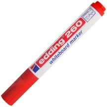 Edding 10 Lu Paket Beyaz Tahta Kalemi E-260 Kırmızı