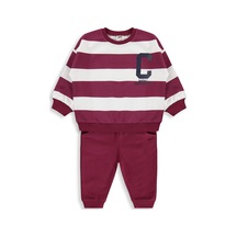 Civil Baby C Baskılı 6-18 Ay Takım - Lila Koyu Mürdüm