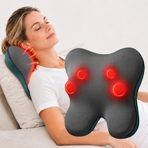 Bob And Brad Isılı Boyun Masajı, Ezback Şebekeyle Çalışan Sırt Masajı, Elektrikli Shiatsu Masajı, Boyun, Sırt, Bacaklar İçin 3d Yoğurma Masaj Yastığı, Erkekler Kadınlara Hediyeler