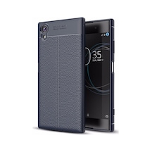 Sony Xperia Xa1 Plus Kilif Deri Görünümlü Korumali Niss Silikon 406462982