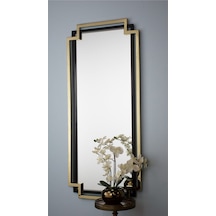 Helen Duvar Aynası Sarı - Siyah