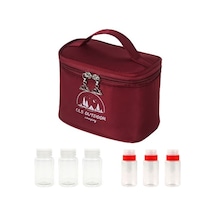 Nankeda Baharat Sıvı Sos Şişesi Kamp Barbekü Pikniği Için Çanta - Yeşil Kampçılık Kırmızı Outdoor Aksesuar 549816 Yeşil