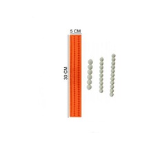 Şeker Hamur Kalıbı Silikon İnci Zincir 5 30 Cm