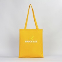Bruce Lee Yellow Man Sarı Gabardin Bez Çanta