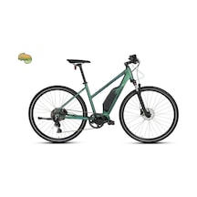 Carraro E-sportıve 6.7 Kadın Şehir Bisikleti 480h Hd 28 Jant 9 V Hd Mat Mavi Yeşil Bukalemun Siyah B Çok Renkli