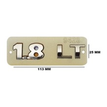 Volkswagen Uyumlu 1.8 Lt Krom Yazı 25 113 Mm