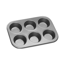 Özel Üretim Mutfak Gereci Gün Masası Parti İkrami 6'lı Muffin Kek Kalıbı Çok Renkli