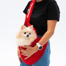 Pawstar Kırmızı Crossbody Küçük Irk Köpek Çapraz Taşıma Çantası Sku: Zeus8690010295460