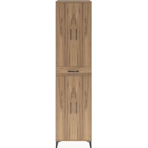 Hyperion Dolap 5 Raflı Tek Çekmeceli 4 Kapaklı 60x44x243 Çam-çam Atlas Çam