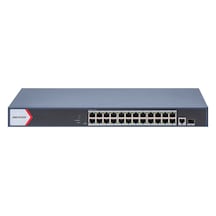Hıkvısıon Ds-3e1526p-eı/m 24 Port Gıgabıt + 1xrj45/sfp Uplınk 225w 300 Metre Poe Mesafe Yönetilebilir Rackmount Swıtch Arz