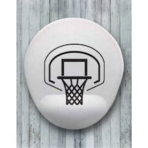 Basketball Oval Bilek Destekli Mouse Pad Mousepad