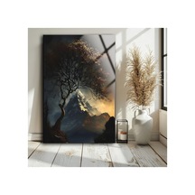 Doğa Ve Asılmaya Cam Tablo Modern Sanat Tablosu Canlı Renkli Baskı Ofis Ve Çalışma Odası Anlamlı Hediye Seçeneği Kolay Montaj Askılı