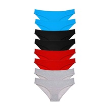 Biçomi 8 Adet Süper Eko Set Likralı Kadın Slip Külot Siyah Kırmızı Gri Mavi Çok Renkli Biçomi 8 Adet Süper Eko Set Likralı Kadın Slip Külot Siyah Kırmızı Gri Mavi Çok Renkli