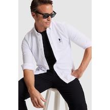 U.S. Polo Assn. U.s. Polo Assn. Erkek Basic Gömlek Pu-8957 Beyaz