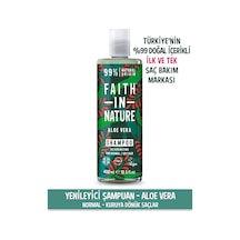 Faith in Nature %99 Doğal Yenileyici Şampuan Aloe Vera Normal & Kuruya Dönük Saçlar İçin 400 ML