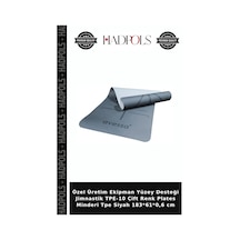 Özel Üretim Ekipman Yüzey Desteği Jimnastik Tpe-10 Çift Renk Plates Minderi Tpe Siyah 183 61 0,6 Cm