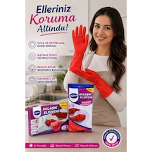 Myclean Temizlik Ve Bulaşık Eldiveni Medium No: 8-8.5 M Beden 1 Çift