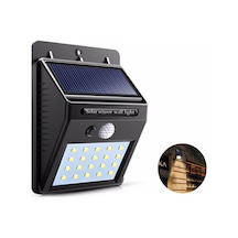 Noas 20w Neptün Solar Aplik Beyaz Işık Yl84-2001-s Siyah