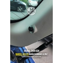 Renault Clio-laguna-megane-captur-scenic-modus-twingo - Bagaj Pandizot İpi Klipsi - 2 Adet - Siyah