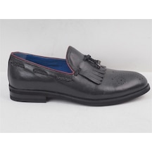 Siyah & Bordo Cilt Hakiki Deri Klasik Erkek Ayakkabı
