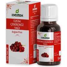 Destek Üzüm Çekirdeği Yağı Soğuk Sıkım 50 ML