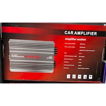 Max-6500 4 Kanal Oto Amfi 4000w, Class Ab, 65wx4 4ω, 100wx4 2ω