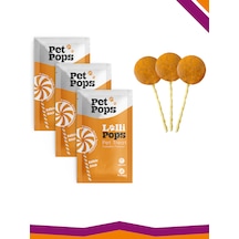 Lollipops Tavuk Ciğeri Bal Kabağı 3'lü Kedi Köpek Ödül Lolipopu