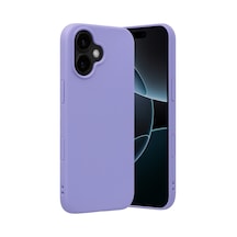 Apple Uyumlu - iPhone 17 Nano İçi Kadife Silikon - Lila