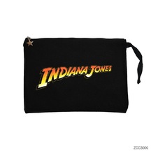 Indiana Jones Siyah Clutch Astarlı Cüzdan / El Çantası