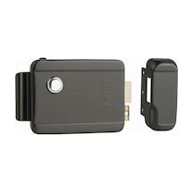 140mm Elektrikli Tirajlı Kilit Çift Yöne Açılır 5 Anahtar 52mm / Siyah