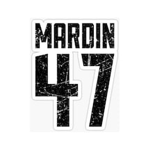 47 MARDİN Sticker Yapıştırma Oto Etiket 17cm
