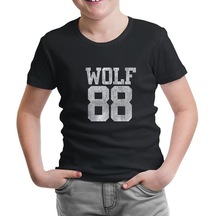 Exo - Wolf 88 Siyah Çocuk Tshirt