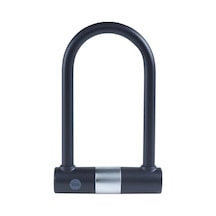 Yale Essential Güvenlikli U Kilit, Yul0/18/192/2, 250 Mm, Sertleştirilmiş Çelik, 2 Anahtar Dahildir, Tuzlu Su Püskürtme Testinde 96 Saat Dayanıklılık, Bisiklete Monte Edilebilir Açık Gri