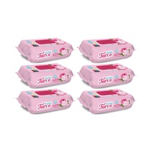 Baby Turco Islak Havlu Mendil 90 Yaprak Gül/Rose 6 Lı Set 540 Yaprak