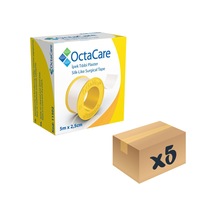 Octacare İpek Flaster 5'li 5 M x 2.5 CM