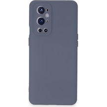 One Plus 9 Pro Kılıf Nano İçi Kadife Silikon - Gri Bzsxx00 1