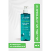 Optiderm Yüz Ve Cilt Temizleme Jeli Kuru Ve Normal Ciltler 400 Ml