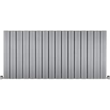600 x 1275mm Yüksek Isı Kapasiteli Dekoratif Amber Yatay Aluminyum Gümüş Gri Radyatör