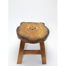 River World Küçük Boyutta Tabure Çocuklar İçin Kahverengi