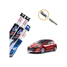 Peugeot 308 Muz Silecek Takımı Ön Arka Bosch Aerotwin 2007-2013
