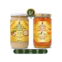 Süzme Çiçek Balı 850gr Ve Fındık Ezmesi 660gr Harika Fırsat Ekonomik Set
