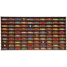 Woodbu 1/64 Hobi Araba Rafı 100 Araç (Hot Wheels, Matcbox)