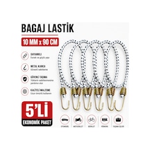 Dmax Bagaj Lastiği 10 Mm X 90 Cm Esnek Ve Dayanıklı Sabitleme Lastiği