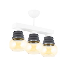 Lüster Camlı Spor Model Modern Plofonyer Avize L