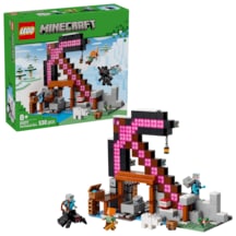 LEGO® Minecraft® Kazma Madeni 21277 - 8 Yaş ve Üzeri Çocuklar için Video Oyunu Temalı, Dekoratif Yaratıcı Oyuncak Yapım Seti (530 Parça)