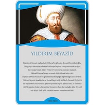 Türk Büyükleri - Yıldırım Bayezid Afişi