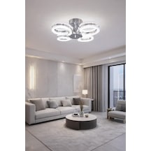 4 Lü Kobalt Avize 4xe27 Çok Renkli