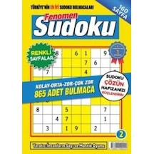 Fenomen Sudoku 2- Maxı Yayıncılık