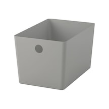 Ikea Kuggıs Kutu, Açık Gri, 18x26x15 Cm