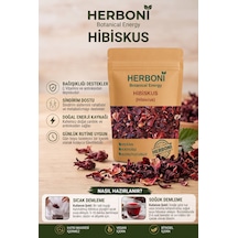 Herboni Doğal ve Katkısız Hibiskus Çayı 50 G